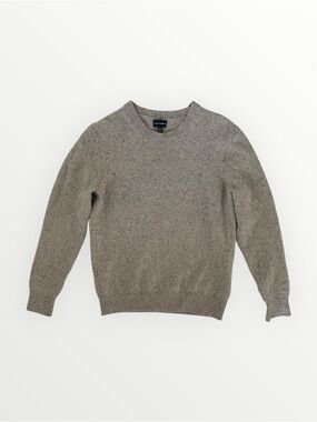Club Monaco Men's Heather Tan Merino Wool Crewneck Sweater Size M